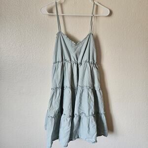Bailey Blue Ruffle Dress